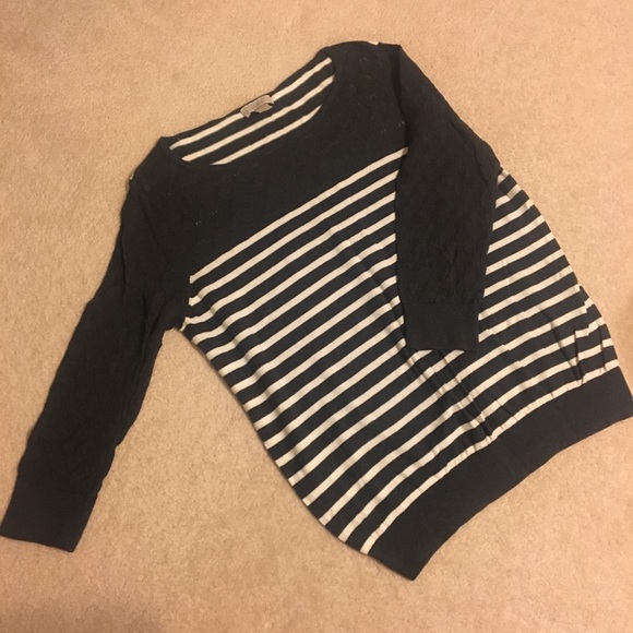 Loft Striped Longsleeve Blouse - Picture 1 of 1
